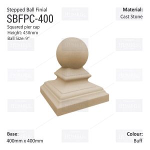 Stepped Ball Finial 400mm X 400mm