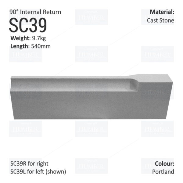 Label String Course (90° Internal Return) SC39 - Image 2