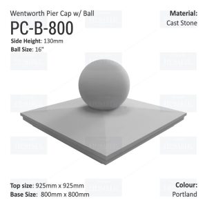 Wentworth Pier Cap+Ball-PC-B-800-corner-portland
