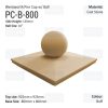 Wentworth Pier Cap+Ball-PC-B-800-corner-buff