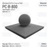 Wentworth Pier Cap+Ball-PC-B-800-corner-charcoal