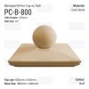 Wentworth Pier Cap+Ball-PC-B-800-buff