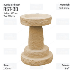 Rustic Birtdbath-RST-BB-buff