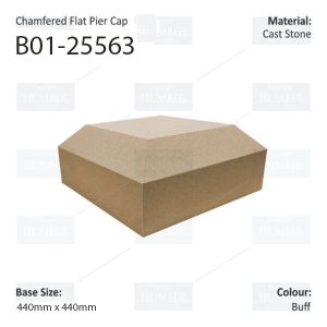 Flat Chamfered Pier Cap 440mm x 440mm