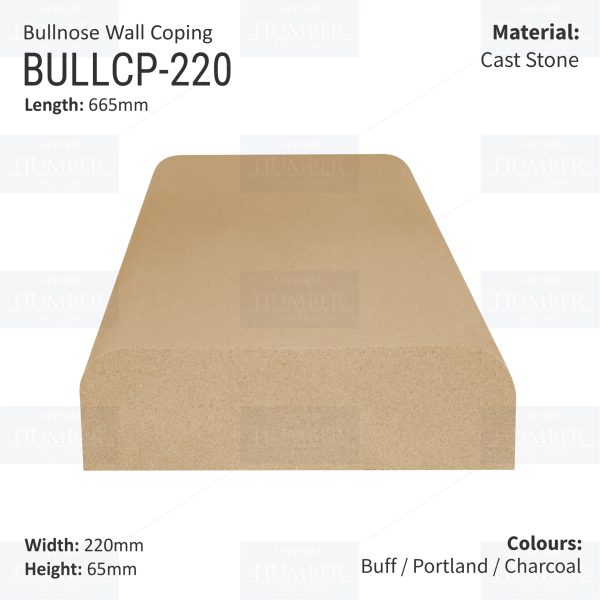 Bullnose  – 665mm x 230mm