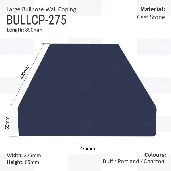 Large Bullnose  – 890mm x 275mm - Image 4
