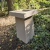 Contemporary Birdbath corner