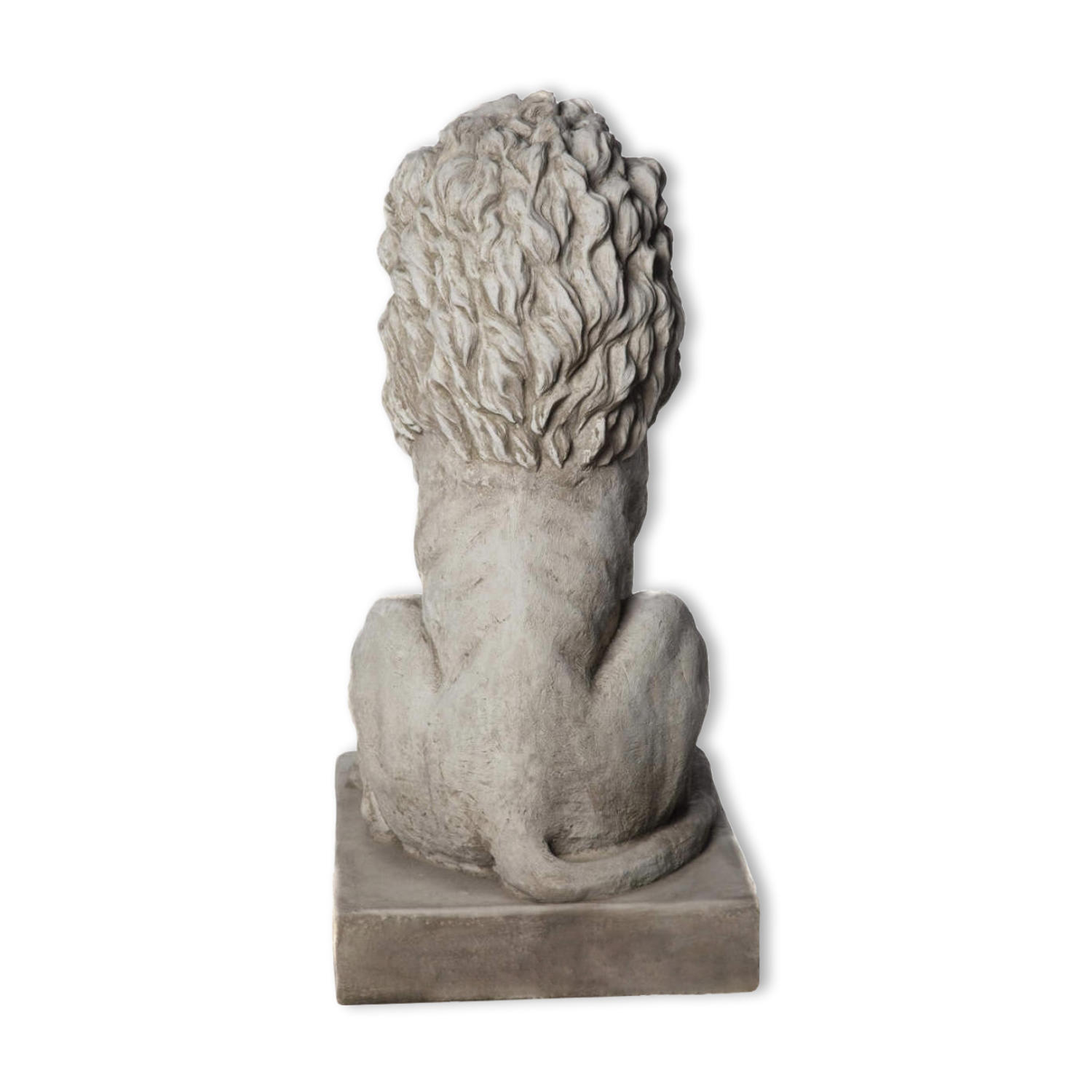 Large Sitting Lion back