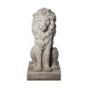 Large Sitting Lion front 1