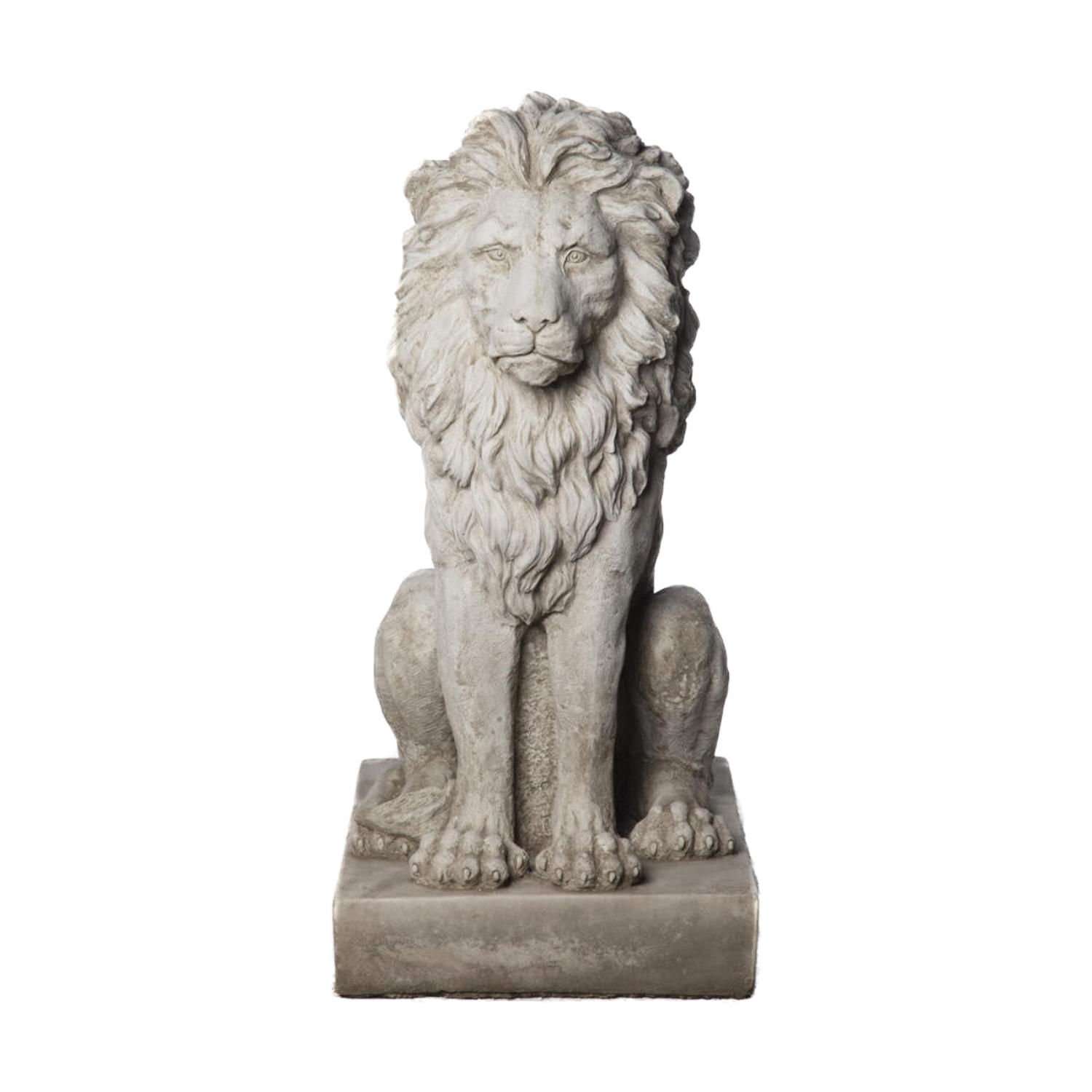 Large Sitting Lion front 1