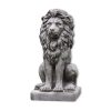 Large Sitting Lion front single