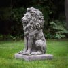 Large Sitting Lion side