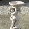 CherubRigthBirdbath_CHRBB-4-047-garden