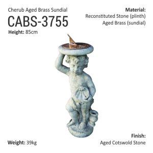 CherubAgedBrassSundial_CABS-C3755