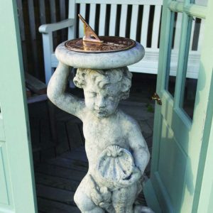 CherubAgedBrassSundial_CABS-C3755-garden