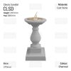 Classic Sundial_CLSD-charcoal