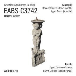 EgyptianAgedBrassSundial_EABS-C3742