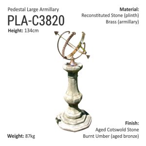 PedestalLargeBrassArmillary_PLA-C3820