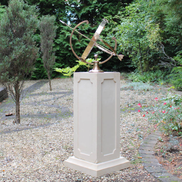 Square Pedestal Armillary Sundial - Image 5