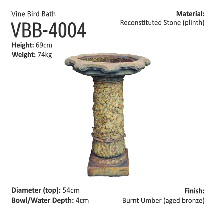 VineBirdbath_VBB-U4004